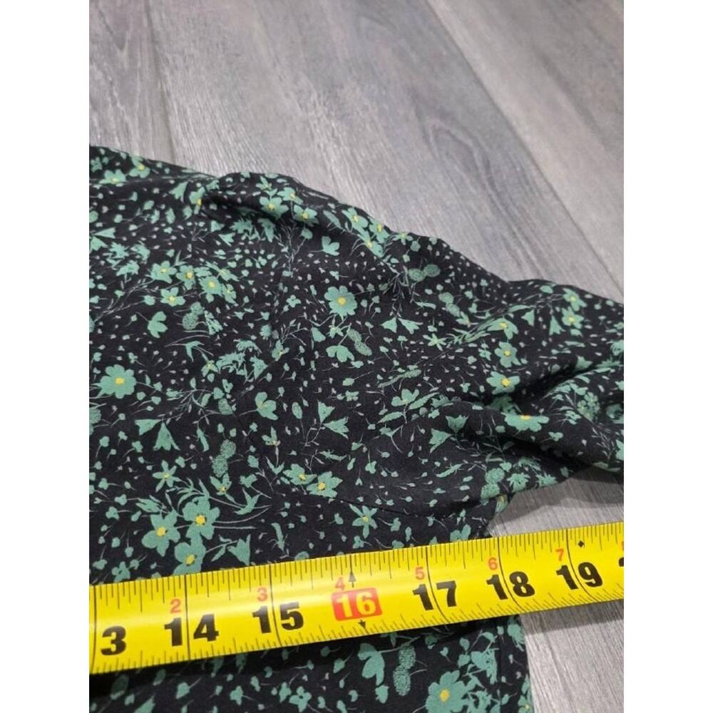 Zara The Angel Prairie Floral Midi Dress boho cottagecore Green Medium A005893 - Picture 6 of 11